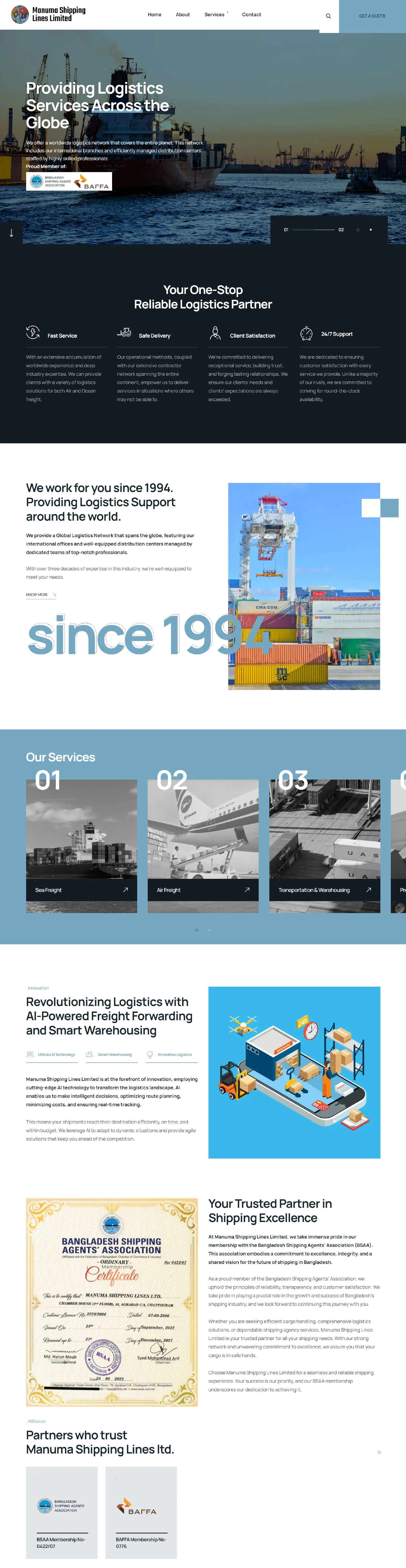 Manuma Company Profile — page 1